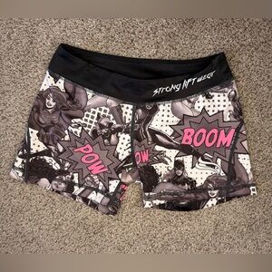 Low rise Strong Lift Wear Comic Bike Shorts